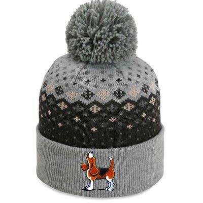 Tricolor Beagle Bay The Baniff Cuffed Pom Beanie