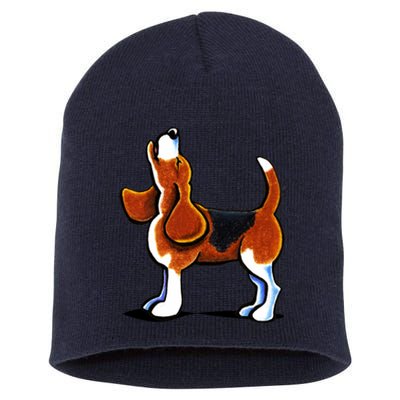 Tricolor Beagle Bay Short Acrylic Beanie