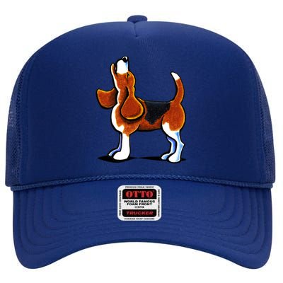 Tricolor Beagle Bay High Crown Mesh Back Trucker Hat