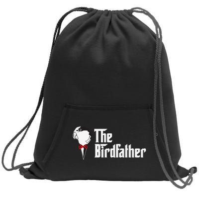 The Birdfather Bird Dad Owner Father's Day Gift Sweatshirt Cinch Pack Bag