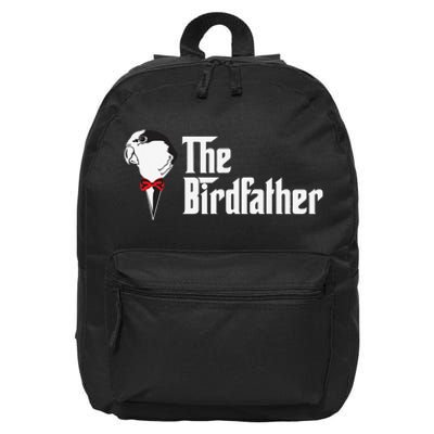 The Birdfather Bird Dad Owner Father's Day Gift 16 in Basic Backpack