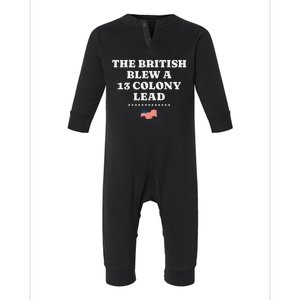 The British Blew A 13 Colony Lead Infant Fleece One Piece