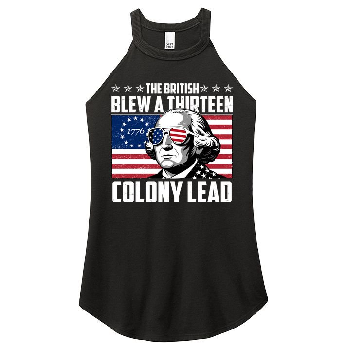 The British Blew A Thirteen Colony Lead George Washington Women's Perfect Tri Rocker Tank