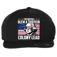 The British Blew A Thirteen Colony Lead George Washington Wool Snapback Cap