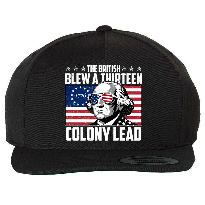The British Blew A Thirteen Colony Lead George Washington Wool Snapback Cap