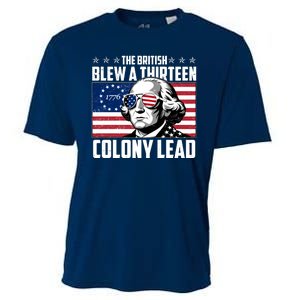 The British Blew A Thirteen Colony Lead George Washington Cooling Performance Crew T-Shirt