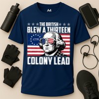 The British Blew A Thirteen Colony Lead George Washington Performance Shirt