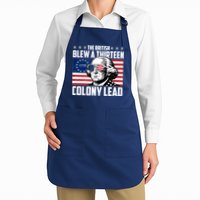 The British Blew A Thirteen Colony Lead George Washington Apron