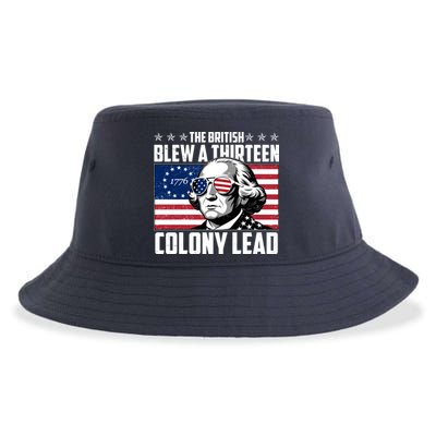 The British Blew A Thirteen Colony Lead George Washington Sustainable Bucket Hat