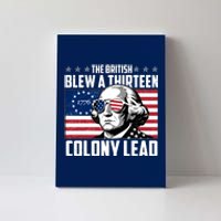 The British Blew A Thirteen Colony Lead George Washington Canvas