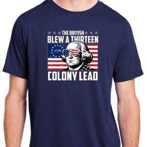 The British Blew A Thirteen Colony Lead George Washington Adult ChromaSoft Performance T-Shirt