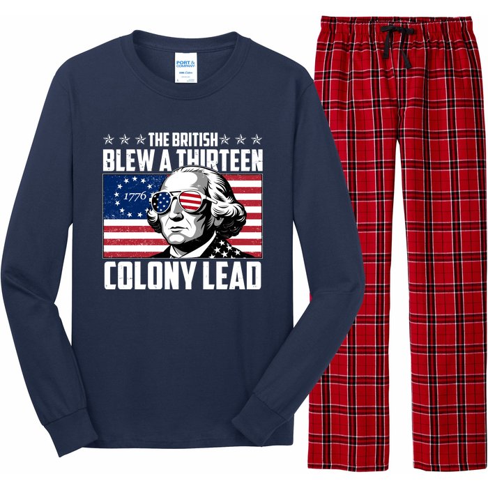 The British Blew A Thirteen Colony Lead George Washington Long Sleeve Pajama Set