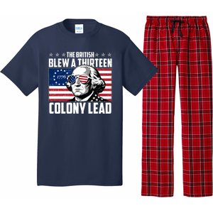 The British Blew A Thirteen Colony Lead George Washington Pajama Set