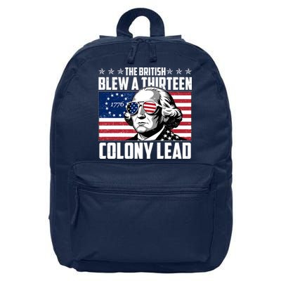 The British Blew A Thirteen Colony Lead George Washington 16 in Basic Backpack