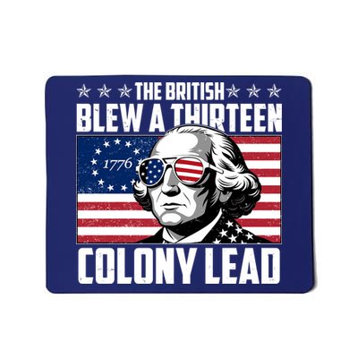 The British Blew A Thirteen Colony Lead George Washington Mousepad