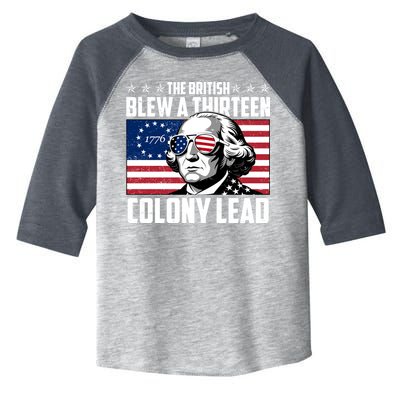The British Blew A Thirteen Colony Lead George Washington Toddler Fine Jersey T-Shirt