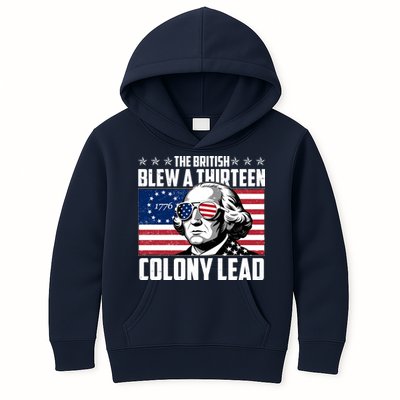 The British Blew A Thirteen Colony Lead George Washington Kids Hoodie