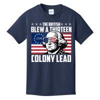 The British Blew A Thirteen Colony Lead George Washington Kids T-Shirt