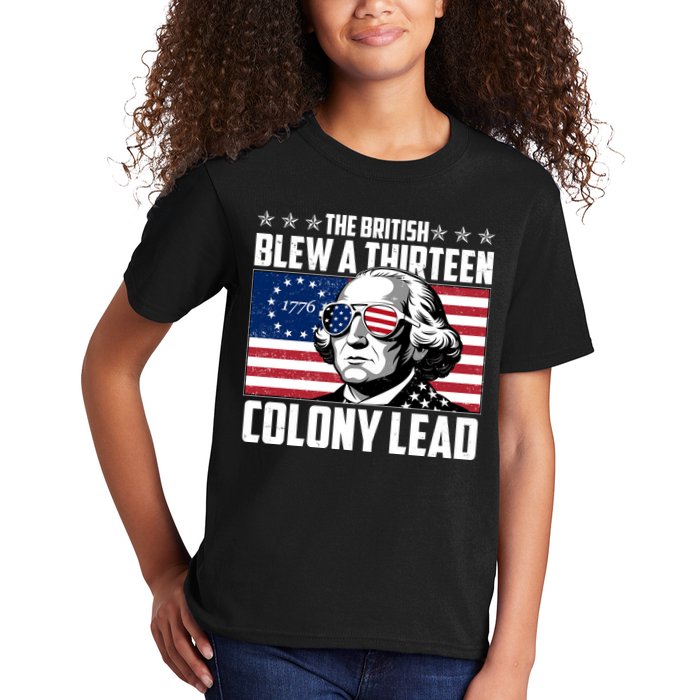 The British Blew A Thirteen Colony Lead George Washington Kids T-Shirt