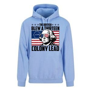 The British Blew A Thirteen Colony Lead George Washington Unisex Surf Hoodie