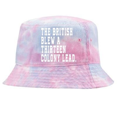 The British Blew A Thirteen Colony Lead Tie-Dyed Bucket Hat