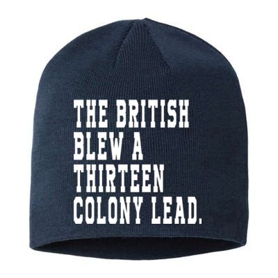 The British Blew A Thirteen Colony Lead Sustainable Beanie