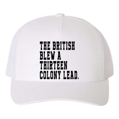 The British Blew A Thirteen Colony Lead Yupoong Adult 5-Panel Trucker Hat