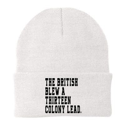 The British Blew A Thirteen Colony Lead Knit Cap Winter Beanie