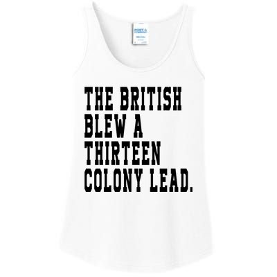 The British Blew A Thirteen Colony Lead Ladies Essential Tank