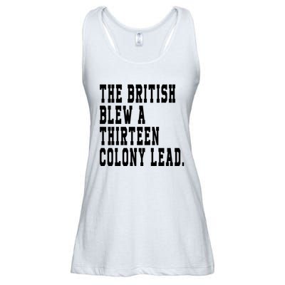 The British Blew A Thirteen Colony Lead Ladies Essential Flowy Tank