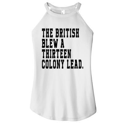 The British Blew A Thirteen Colony Lead Women's Perfect Tri Rocker Tank