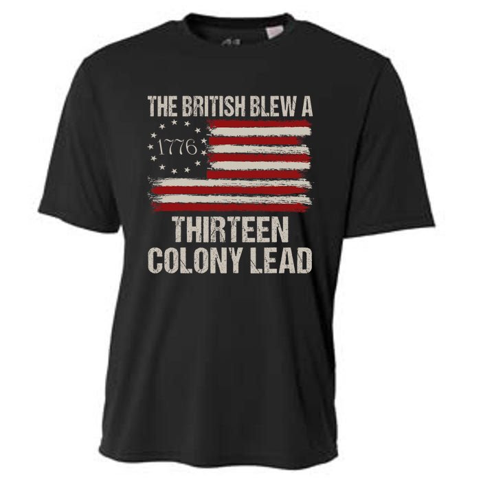 The British Blew A 13 Colony Lead Funny 4th Of July Vintage Cooling Performance Crew T-Shirt