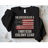 The British Blew A 13 Colony Lead Funny 4th Of July Vintage Sweatshirt