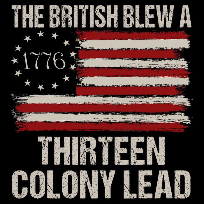The British Blew A 13 Colony Lead Funny 4th Of July Vintage Backpack