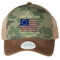 The British Blew A 13 Colony Lead Funny 4th Of July Funny Legacy Tie Dye Trucker Hat