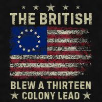 The British Blew A 13 Colony Lead Funny 4th Of July Funny Ladies PosiCharge Tri-Blend Wicking Tank