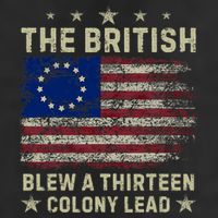 The British Blew A 13 Colony Lead Funny 4th Of July Funny Cool Comfort Performance Bucket Hat