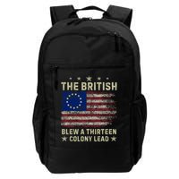 The British Blew A 13 Colony Lead Funny 4th Of July Funny Backpack