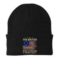 The British Blew A 13 Colony Lead Funny 4th Of July Funny Beanie