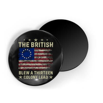 The British Blew A 13 Colony Lead Funny 4th Of July Funny Magnet
