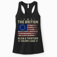 The British Blew A 13 Colony Lead Funny 4th Of July Funny Womens Tank Top
