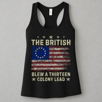 The British Blew A 13 Colony Lead Funny 4th Of July Funny Womens Tank Top