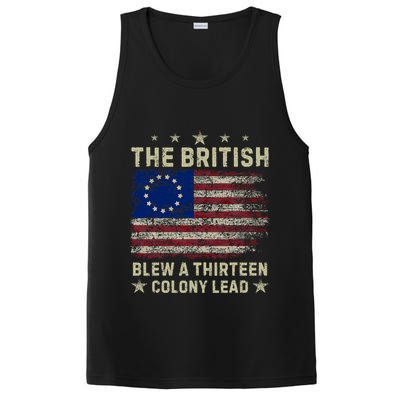 The British Blew A 13 Colony Lead Funny 4th Of July Funny PosiCharge Competitor Tank