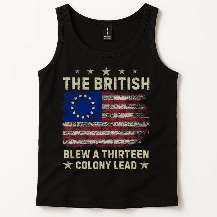 The British Blew A 13 Colony Lead Funny 4th Of July Funny Tank Top