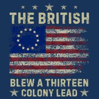 The British Blew A 13 Colony Lead Funny 4th Of July Funny Infant Baby Jersey Bodysuit