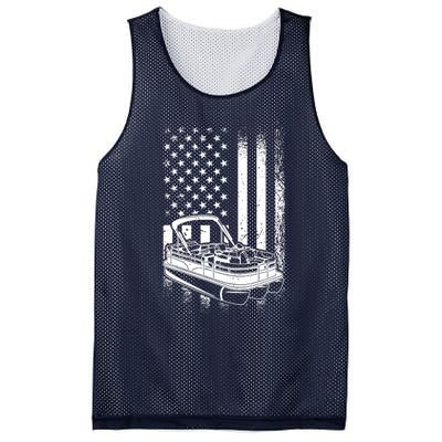 Tritoon Boat Boating - American Tritoon Captain Mesh Reversible Basketball Jersey Tank