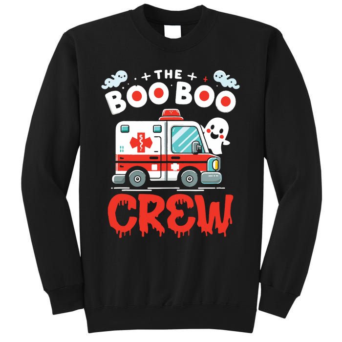 The Boo Boo Crew Ambulance Driver Paramedics Ems Halloween Sweatshirt