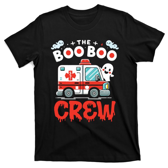 The Boo Boo Crew Ambulance Driver Paramedics Ems Halloween T-Shirt