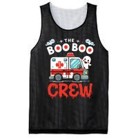 The Boo Boo Crew Ambulance Driver Paramedics Ems Halloween Mesh Reversible Basketball Jersey Tank