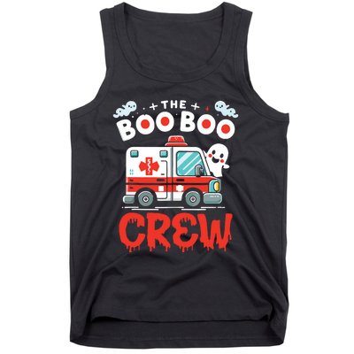 The Boo Boo Crew Ambulance Driver Paramedics Ems Halloween Tank Top